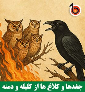 قصه جغدها و کلاغ ها از کلیله و دمنه